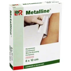 Metalline Kompressen 8x10cm, 10 St