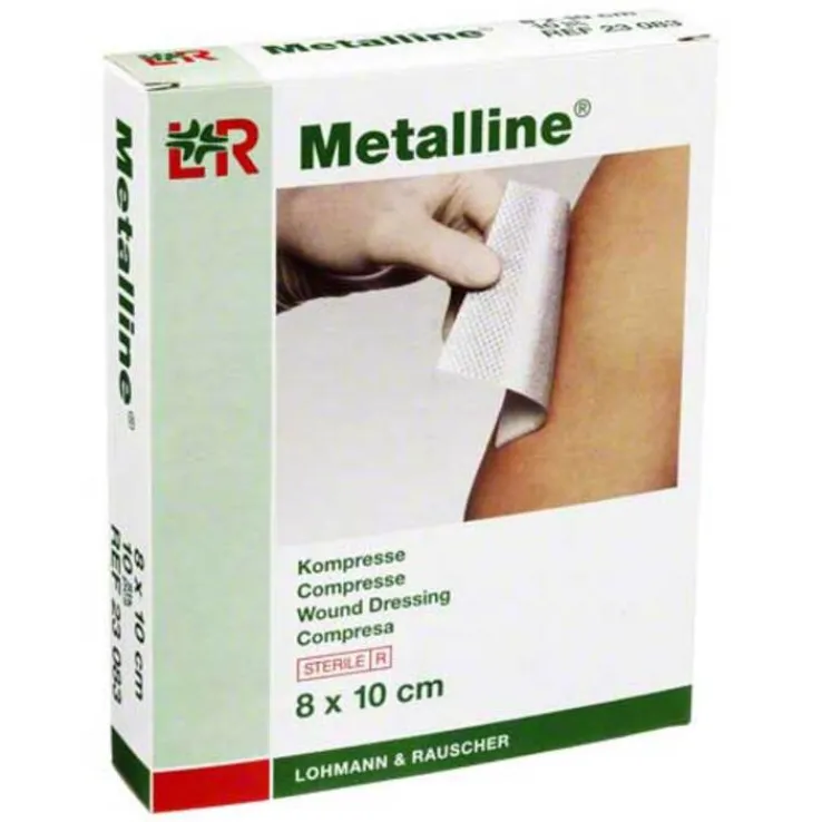 Metalline Kompressen 8x10cm, 10 St