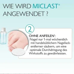 Outlet Miclast 80 mg / g wirkstoffhaltiger Nagellack, 2X3 ml