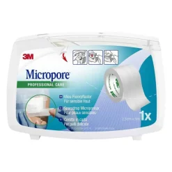 Micropore Vliespflaster 5 mx2,5 cm mit Abr.1530 - 1D, 1 St