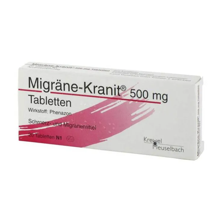 Migräne Kranit 500 mg Tabletten, 20 St