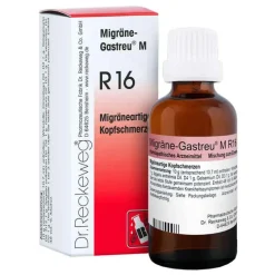 New Migräne-Gastreu® M R16 Tropfen zum Einnehmen, 50 ml Dr. Reckeweg|Migräne Tabletten