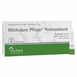 New Milchsäure Potenzakkord Injektionslösung Ampulle , 10 St A. Pflüger
