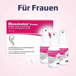 Minoxicutan® Frauen 20 mg/ml Spray, 3X60 ml