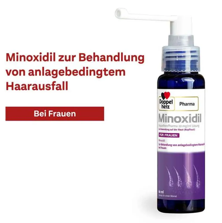 New MINOXIDIL 20 mg/ml Lösung für Frauen, 3X60 ml Mittel Gegen Haarausfall