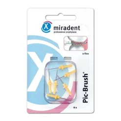 Hot Miradent Interdentalbürste Pic-Brush x-fein gelb, 6 St