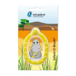 Kinder-Lernzahnbürst.Infant-O-Brush gelb, 1 St Kinder Zahnbürsten|Für Kinder & Babys