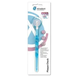 Online Plaquetest Mira2 + Spiegel blau transparent, 1 St Mundpflege