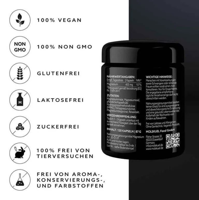 Best Molekuel Premium Magnesiumkomplex, 120 St