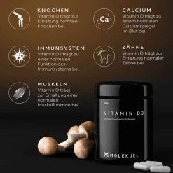 Molekuel Premium Vitamin D3-Formel, 120 St