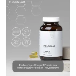 Moleqlar Qmega high Dose Omega-3 Kapseln, 90 St