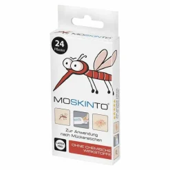 Moskinto Pflaster Hängefaltschachtel Eurolochung, 24 St