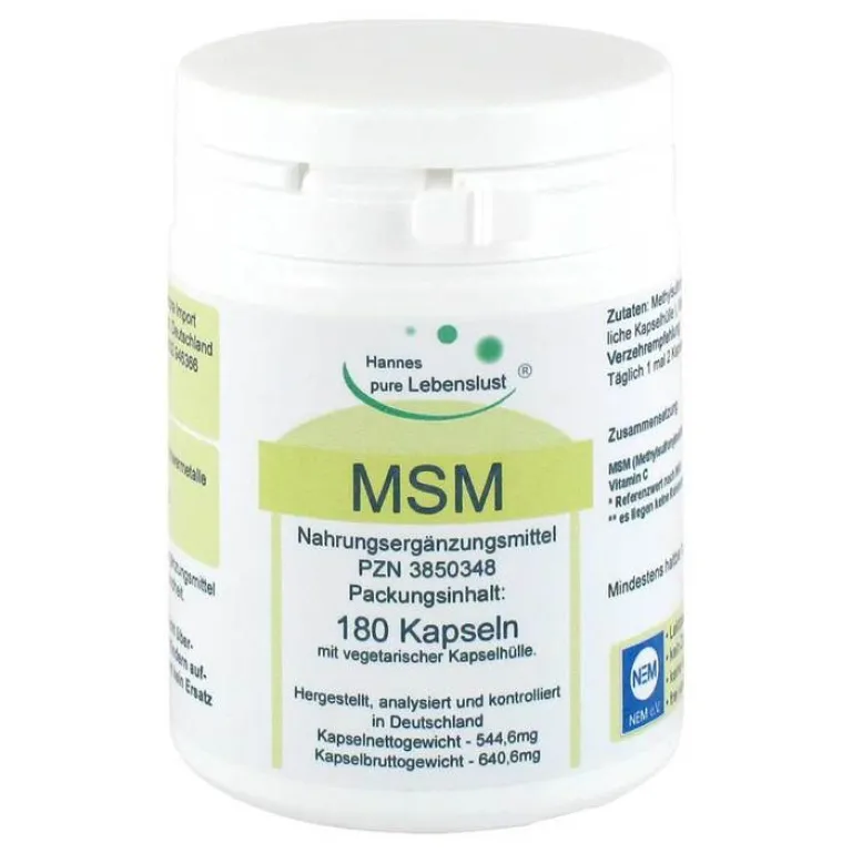 Hot MSM + Biopep Vegi Kapseln, 180 St Msm Schwefel