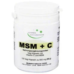 Clearance Hannes pure Lebenslust MSM + Biopep Vegi Kapseln, 120 St