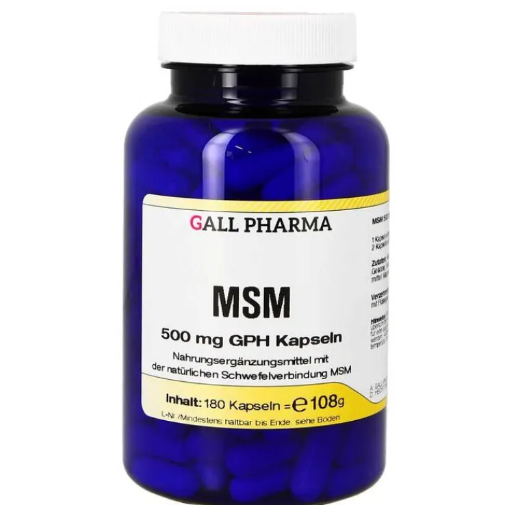 MSM 500 mg GPH Kapseln, 180 St