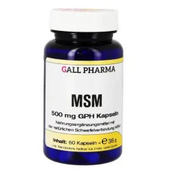 Sale MSM 500 mg GPH Kapseln, 60 St Msm Schwefel|Mikronährstoffe