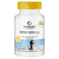 Clearance Warnke MSM 500 mg Kapseln 180 St., 180 St