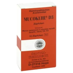 Mucokehl Suppositorien D 3, 10 St