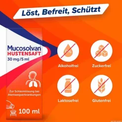 Online Mucosolvan Hustensaft, 100 ml