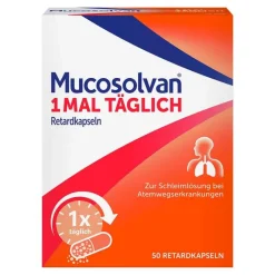 Best Mucosolvan 1x täglich Retardkapseln, 50 St