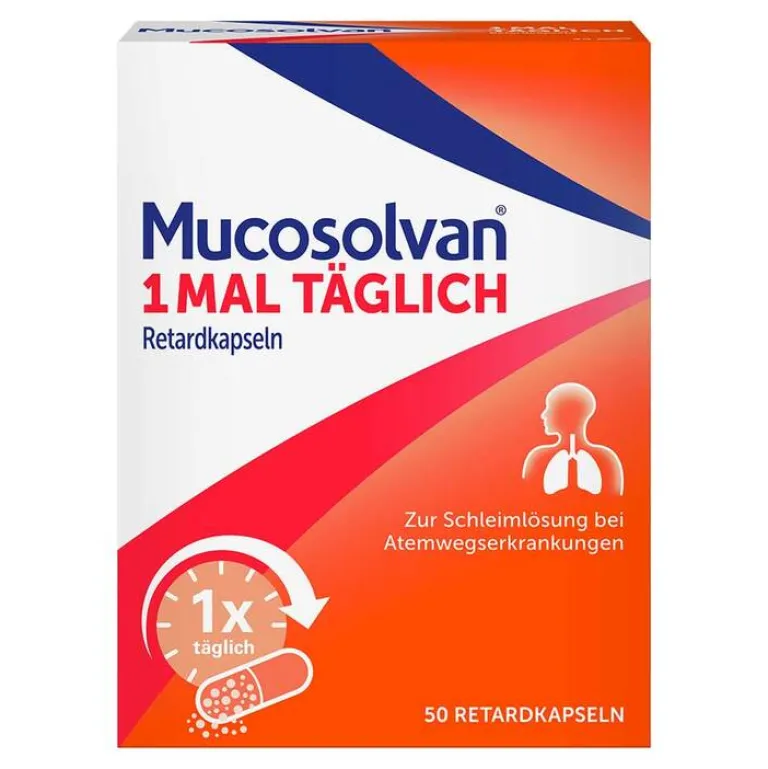 Best Mucosolvan 1x täglich Retardkapseln, 50 St