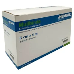 Hot Mullbinden elastisch 4 m x 6 cm, 20 St Mullbinden