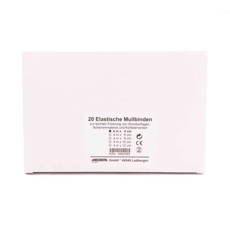 Online Medenta Mullbinden elastisch 4mx4cm, 20 St