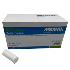 Discount Medenta Mullbinden elastisch 4mx8cm, 100 St