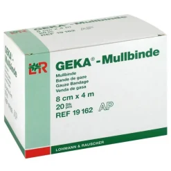 GEKA Mullbinden 8cmx4m, 20 St