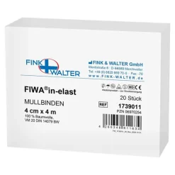 New Mullbinden 4mx4cm 100% Baumw, 20 St