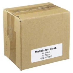 Clearance Mullbinden 4mx6cm elastisch, 10 St