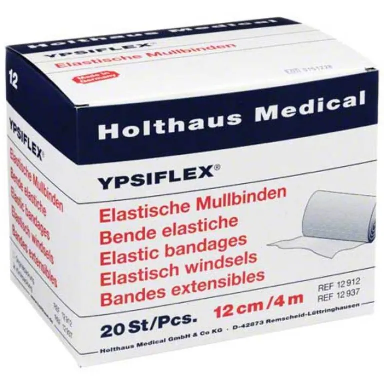 Best Ypsiflex Mullbinden 4mx12cm elastisch, 20 St