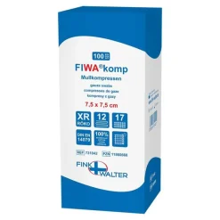 Sale Mullkompressen 7,5x7,5 cm 12fach RK Fiwakomp, 100 St