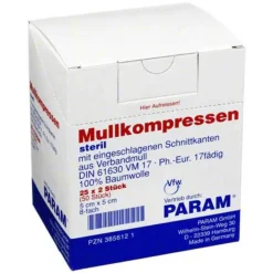 Sale Param Mullkompressen 5x5 cm 8-fach steril, 25X2 St