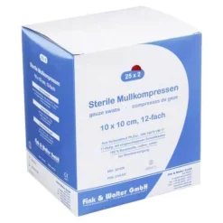 Sale Mullkompressen 10x10 cm steril 12-fach, 25X2 St Sterile Kompressen