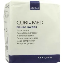 Best Abena Mullkompressen 7,5x7,5 cm unsteril 8-lagig, 100 St