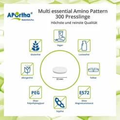 Outlet Aportha Multi Essential Amino Pattern Tabletten, 300 St