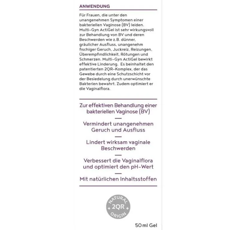 Clearance ® ActiGel, 50 ml Intimpflege