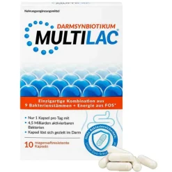 Discount Multilac Synbiotikum magensaftresistent Kapseln, 10 St