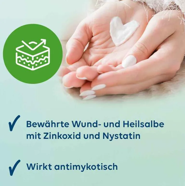 Online Heilsalbe mit Nystatin und Zinkoxid, 25 g Kinder Haut|Zinksalbe