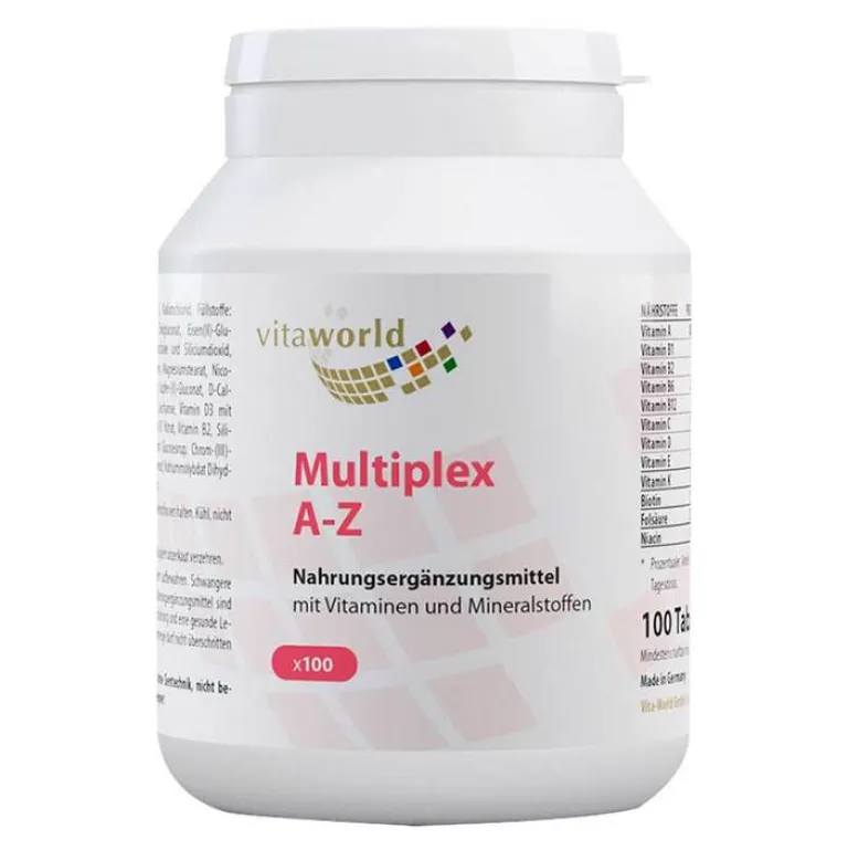 Multiplex Multivitamin A-Z Tabletten, 100 St Multivitamine
