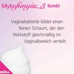 Discount 3 Kombi 200 mg Vaginaltabletten + 10 mg / g Creme, 1 P Scheidenpilz Medikamente