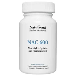 NAC 600 N-Acetyl-L-Cystein aus Fermentation Kapseln , 90 St