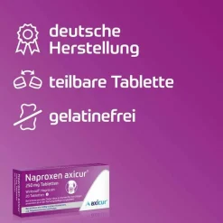 Outlet axicur Naproxen ® 250 mg Tabletten, 10 St