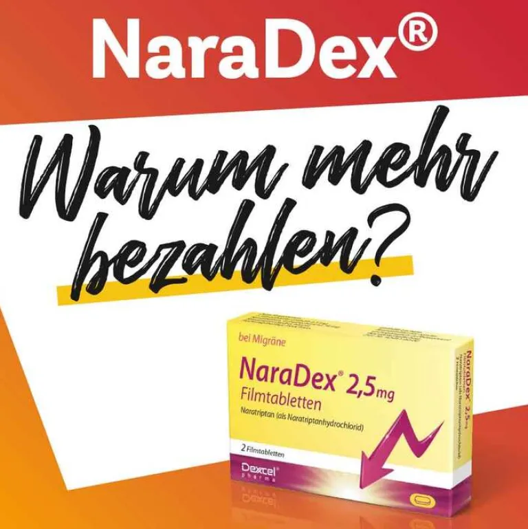 Best Naradex ® 2,5 mg Filmtabletten, 2 St