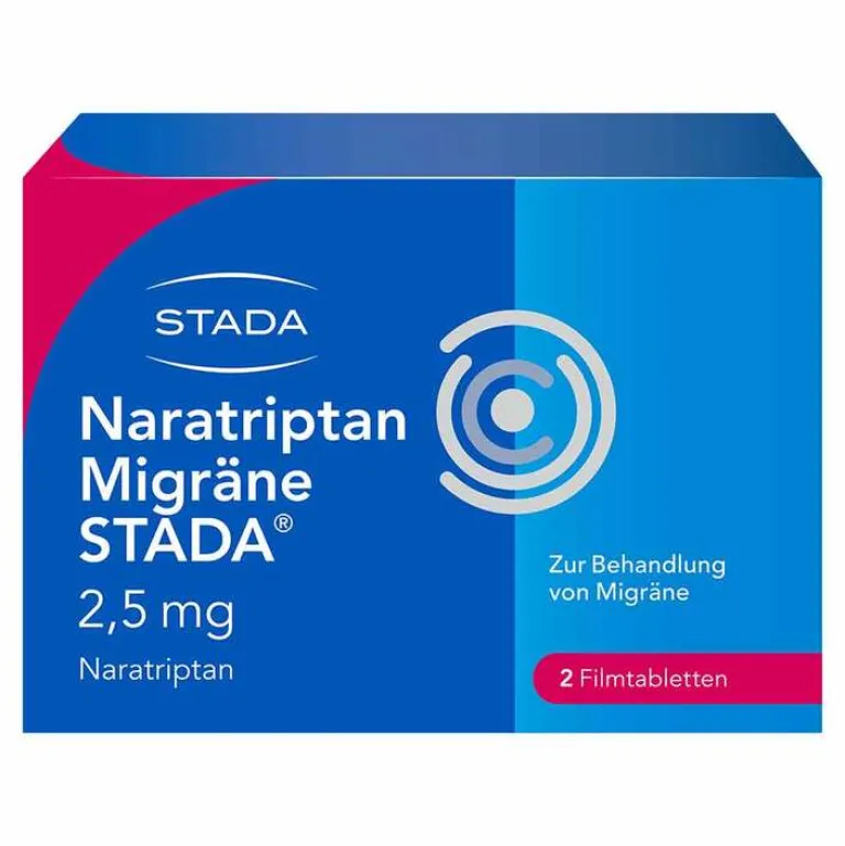 Online Naratriptan Migräne ® 2,5 mg Filmtabletten, 2 St Migräne Tabletten