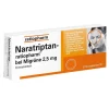 Hot Ratiopharm Naratriptan bei Migräne Filmtabletten, 2 St