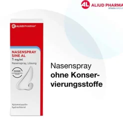 Clearance NASENSPRAY SINE AL 1 mg/ml, 15 ml Kinder Nasenspray Kinder|Nasenspray Allergie