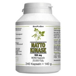 Clearance Nattokinase 100 mg Mono 20.000 FU Kapseln, 240 St Enzyme