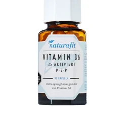 Naturafit Vitamin B6 25 aktiviert P-5-P Kapseln, 90 St